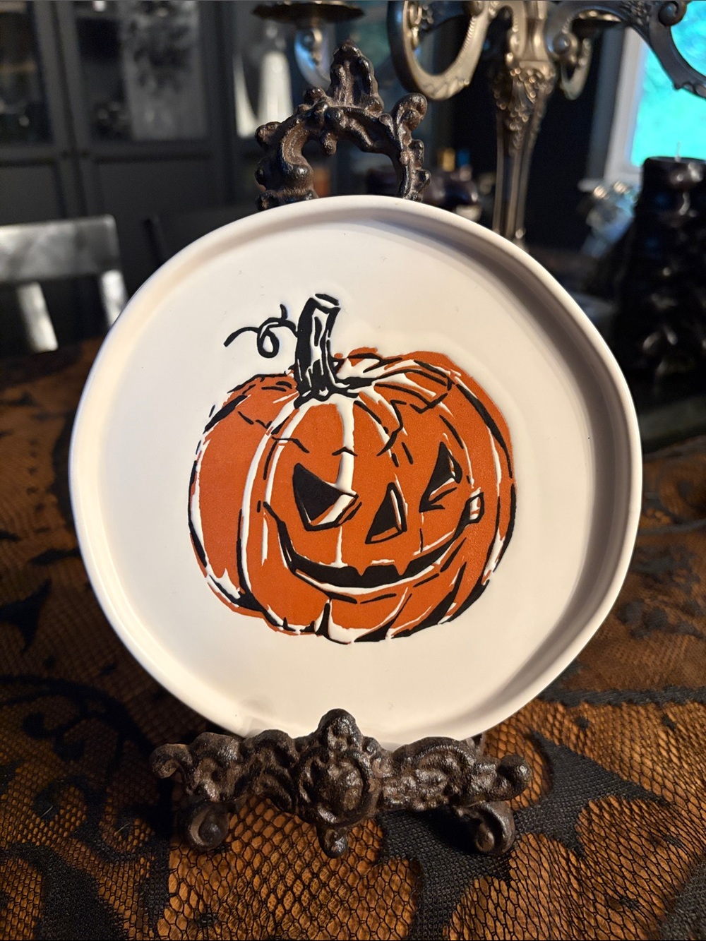 Threshold Pumpkin Plate